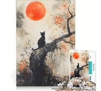 Jigsaw Puzzles for Adults1000 Piece Cat Sits on The Edge, Toy Wall Decor, Staycation Kill Time, Beautiful Design Game 38x26cm