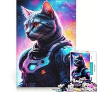 Jigsaw Puzzles for Adults1000 Piece Cat Warriors, Toy Wall Decor, Staycation Kill Time, Beautiful Design Game 50x75cm