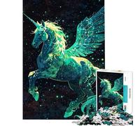 Jigsaw Puzzles for Adults1000 Piece Celestial Unicorn Fun at Home Activities, Home Art Decor Educational Games for 14+ Puzzle Game Offered (38x26cm)