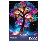 Jigsaw Puzzles for Adults1000 Piece Colorful Fractal Tree 04 Adult Jigsaw Puzzle Brain Teaser Game For Family Fun Stress Reduction Gifts 52x38cm/1000pcs