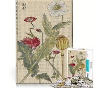 Jigsaw Puzzles for Adults1000 Piece Common Poppy, Educational Toy, Difficult And Challenge, Improving Love between Couples 38x52cm