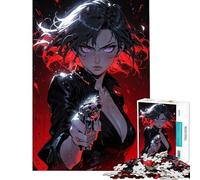 Jigsaw Puzzles for Adults1000 Piece Crimson Chaos Queen Educational Challenge For Family Fun Fun Games for And 14 Years And over (38X26CM)