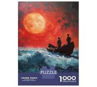 Jigsaw Puzzles for Adults1000 Piece Crimson Voyage Jigsaws for Adults Family Games Birthday Present Help The Brain Exercise 38x26cm/1000pcs