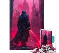 Jigsaw Puzzles for Adults1000 Piece Crimson Watcher Challenging To Complete Difficult Hard Hands-on Game Suitable for People Aged 14 And Above (50X75CM)