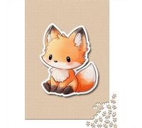 Jigsaw Puzzles for Adults1000 Piece Cute Fox Sticker for Kids-2 Jigsaw for Adults Family Games Analysis And Logic Deal As Gifts for The Whole Family 70x50cm/1000pcs
