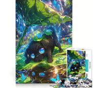 Jigsaw Puzzles for Adults1000 Piece Cute Puppy in A Forest, Hands-on Game, Precision Cutting, Birthday And Unique Gifts 38x52cm