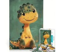 Jigsaw Puzzles for Adults1000 Piece Cute Watercolor Baby Dino, Educational Game, Difficult Hard, Unique Birthday And Xmas Gifts 50x75cm