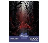 Jigsaw Puzzles for Adults1000 Piece Dark Forest Pathway Jigsaw for Adults Anti-Stress Toys A Work of Art for Birthday, Chrismas 38x26cm/1000pcs