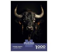 Jigsaw Puzzles for Adults1000 Piece Dark Gold Yak Animal Jigsaw Puzzle Relax Games Difficult Challenge Stress Reduction Gifts 52x38cm/1000pcs