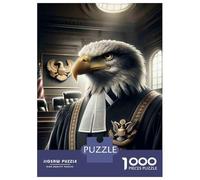 Jigsaw Puzzles for Adults1000 Piece Eagle Judge Gown with Eagle Emblem Adult Jigsaw Puzzle DIY Toys But Fun And Humorous Unique Birthday And Gifts 70x50cm/1000pcs