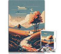 Jigsaw Puzzles for Adults1000 Piece Echoes of Nature Toy Intellectual Game Difficult Challenge Gifts Ideas Size 50x75cm