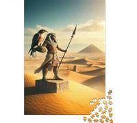 Jigsaw Puzzles for Adults1000 Piece Egyptian Pyramid Wall Art Jigsaw for Adults Hands-on Game Wall Decoration for Birthday, Chrismas 70x50cm/1000pcs