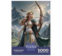 Jigsaw Puzzles for Adults1000 Piece Fantasy Archer with Bow And Arrow Jigsaw for Adults Anti-Stress Toys A Work of Art for Birthday, Chrismas 52x38cm/1000pcs