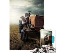 Jigsaw Puzzles for Adults1000 Piece Field Commander - This Is Tractor Name. Educational Challenge For Family Fun Toy Wall Decor Suitable for People Aged 14 And Above (50x75cm)