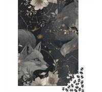 Jigsaw Puzzles for Adults1000 Piece Fox Constellation Wall Art Jigsaw for Adults Family Games Analysis And Logic Deal As Gifts for The Whole Family 38x26cm/1000pcs