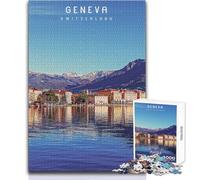 Jigsaw Puzzles for Adults1000 Piece Geneva Educational Game Birthday Present Secret Santa Gifts Size 50x75cm