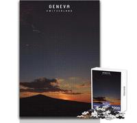 Jigsaw Puzzles for Adults1000 Piece Geneva Educational Game Birthday Present Secret Santa Gifts Size 50x75cm