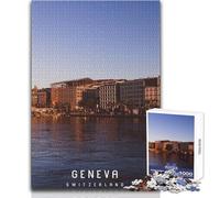 Jigsaw Puzzles for Adults1000 Piece Geneva Educational Game Birthday Present Secret Santa Gifts Size 38x26cm
