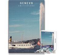 Jigsaw Puzzles for Adults1000 Piece Geneva Educational Game Birthday Present Secret Santa Gifts Size 50x75cm