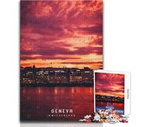 Jigsaw Puzzles for Adults1000 Piece Geneva Educational Game Birthday Present Secret Santa Gifts Size 50x75cm