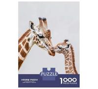 Jigsaw Puzzles for Adults1000 Piece Giraffe Mother And Baby Jigsaw Puzzle Relax Games Difficult Challenge Stress Reduction Gifts 70x50cm/1000pcs