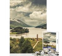 Jigsaw Puzzles for Adults1000 Piece Glenfinnan Monument Jigsaw Puzzle 1000 Impossible Game Birthday Gifts Staycation Kill Time (38x26cm)
