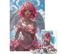 Jigsaw Puzzles for Adults1000 Piece Godly Angel Anime Girl Challenging To Complete Difficult Hard Handson Game Suitable for People Aged 14 And Above (50X75cm)