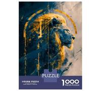 Jigsaw Puzzles for Adults1000 Piece Golden Mane Adult Jigsaw Puzzle Toy Wall Decor Precision Cutting Deal As Gifts for The Whole Family 52x38cm/1000pcs