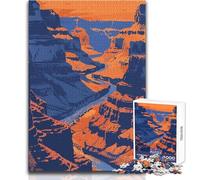 Jigsaw Puzzles for Adults1000 Piece Grand Canyon Scenery Art Educational Game Birthday Present Secret Santa Gifts Size 38x52cm