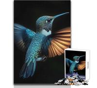 Jigsaw Puzzles for Adults1000 Piece Hummingbird in Flight Enjoyable Quiet Leisure Activity Premium Accurate Edge Craft Toy Size 50x75cm
