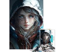 Jigsaw Puzzles for Adults1000 Piece Icy Anime Survival Educational Challenge For Family Fun Fun Games for And 14 Years And over (50X75CM)