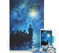 Jigsaw Puzzles for Adults1000 Piece Jesus And Disciples in A Boat Educational Game Difficult Hard Unique Birthday And Xmas Gifts 50x75cm