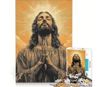 Jigsaw Puzzles for Adults1000 Piece Jesus Prayed to His Father Hands-on Game Precision Cutting Birthday And Unique Gifts 50x75cm