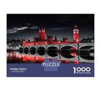 Jigsaw Puzzles for Adults1000 Piece London Night Lights Adult Jigsaw Puzzle Brain Teaser Game For Family Fun Stress Reduction Gifts 52x38cm/1000pcs