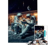 Jigsaw Puzzles for Adults1000 Piece Lunar Family Reading Time Educational Challenge For Family Fun Fun Games for And 14 Years And over (38X26cm)