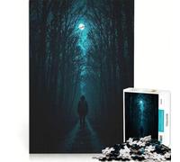 Jigsaw Puzzles for Adults1000 Piece Lunar Path Through The Dark Woods Educational Toy Difficult And Challenge Improving Love between Couples 38x26cm
