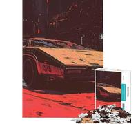 Jigsaw Puzzles for Adults1000 Piece Midnight Burn 1000 Piece Jigsaws Toy Wall Decor Wall Decoration Christmas Birthday Gifts (38x26cm)