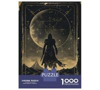 Jigsaw Puzzles for Adults1000 Piece Moonlight Vigil Jigsaws for Adults Family Games Birthday Present Help The Brain Exercise 70x50cm/1000pcs