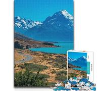 Jigsaw Puzzles for Adults1000 Piece Mount Cook Toys Educational Games Difficult Challenge Anti-Stress Toys (size 38x26cm)