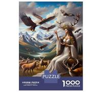 Jigsaw Puzzles for Adults1000 Piece Nature's Queen A Mystical Artwork Adult Jigsaw Puzzle DIY Toys But Fun And Humorous Unique Birthday And Gifts 70x50cm/1000pcs