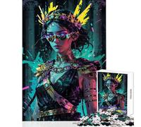 Jigsaw Puzzles for Adults1000 Piece Nemesis︰ Luminous Justice Educational Games For Family Fun Home Decoration Toys Fun Activities at Home (38x52cm)