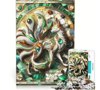 Jigsaw Puzzles for Adults1000 Piece Nine Tailed Fox Kitsune Educational Toy Difficult And Challenge Improving Love between Couples 50x75cm