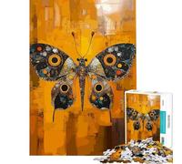 Jigsaw Puzzles for Adults1000 Piece Original Abstract Butterfly Art Challenging To Complete Difficult Hard Handson Game Suitable for People Aged 14 And Above (50X75cm)