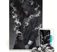 Jigsaw Puzzles for Adults1000 Piece Phantom Whispers︰ The Hooded Harbinger, Educational Game, Difficult Hard, Unique Birthday And Xmas Gifts 38x26cm