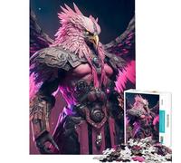 Jigsaw Puzzles for Adults1000 Piece Pink Bird of The Sky Challenging To Complete Difficult Hard Hands-on Game Suitable for People Aged 14 And Above (50X75CM)