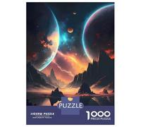 Jigsaw Puzzles for Adults1000 Piece Planet Connection Lake Adult Jigsaw Puzzle Hands-on Game Presents for Women for Birthday, Chrismas 52x38cm/1000pcs