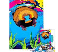 Jigsaw Puzzles for Adults1000 Piece Platypus Underwater Odyssey Difficult And Challenge Presents for Women Anti-Stress Toys for Age 14+ Game (38X26CM)