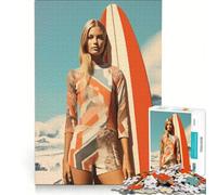 Jigsaw Puzzles for Adults1000 Piece Postmodern Surfing Dreams, Relaxing Games, Decompressing Intellectual, Birthday Present,Travel Gifts, 38x52cm