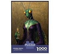 Jigsaw Puzzles for Adults1000 Piece Praying Mantis Lady Adult Jigsaw Puzzle Hands-on Game Presents for Women for Birthday, Chrismas 70x50cm/1000pcs