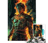 Jigsaw Puzzles for Adults1000 Piece Prometheus Ascendant︰ Forged in Divine Fire Adult Jigsaw Relax Games Stress Reliever Deal As Gifts for The Whole Family (Size 38x26cm)